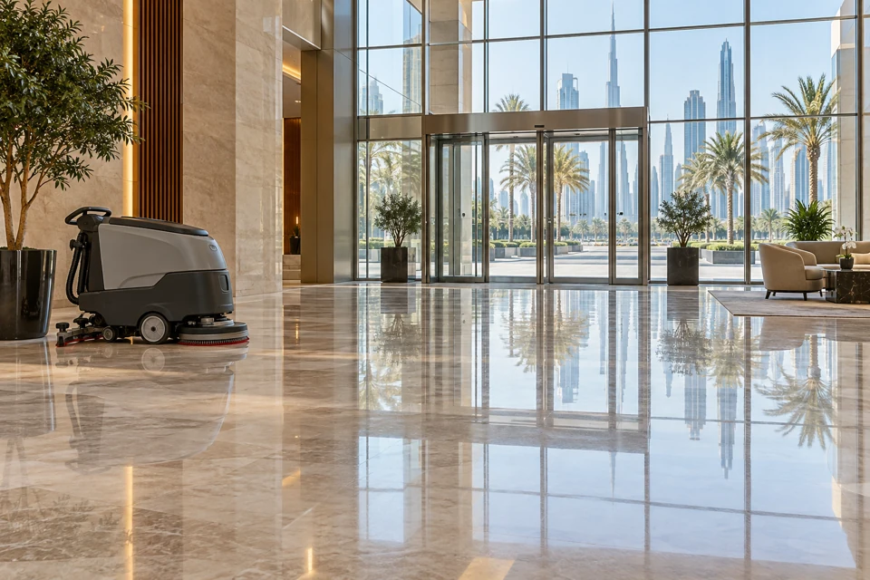 Building cleaning services — illustrative service image
