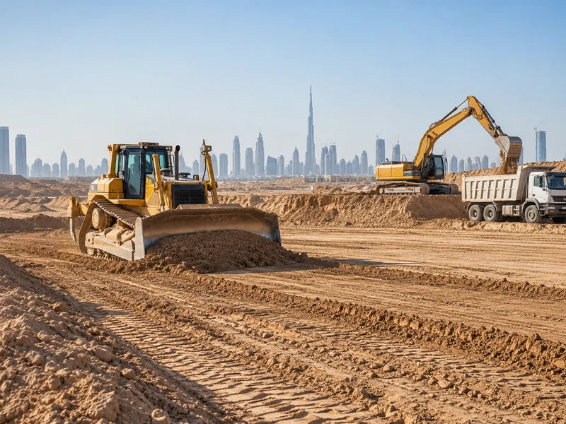 Cut and fill works and site preparation