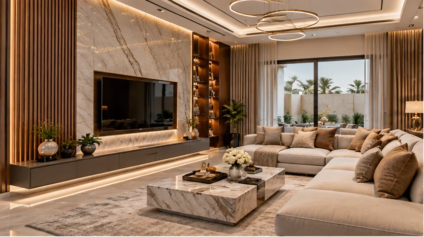 Luxury interior and custom furniture by Squares Decor Art
